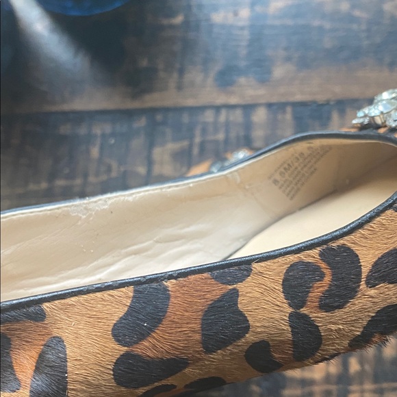 Sole Society Brown Leopard Flats with Embellishments 8.5 - Picture 4 of 5